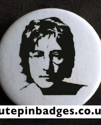 John Lennon Pin Badge Button
