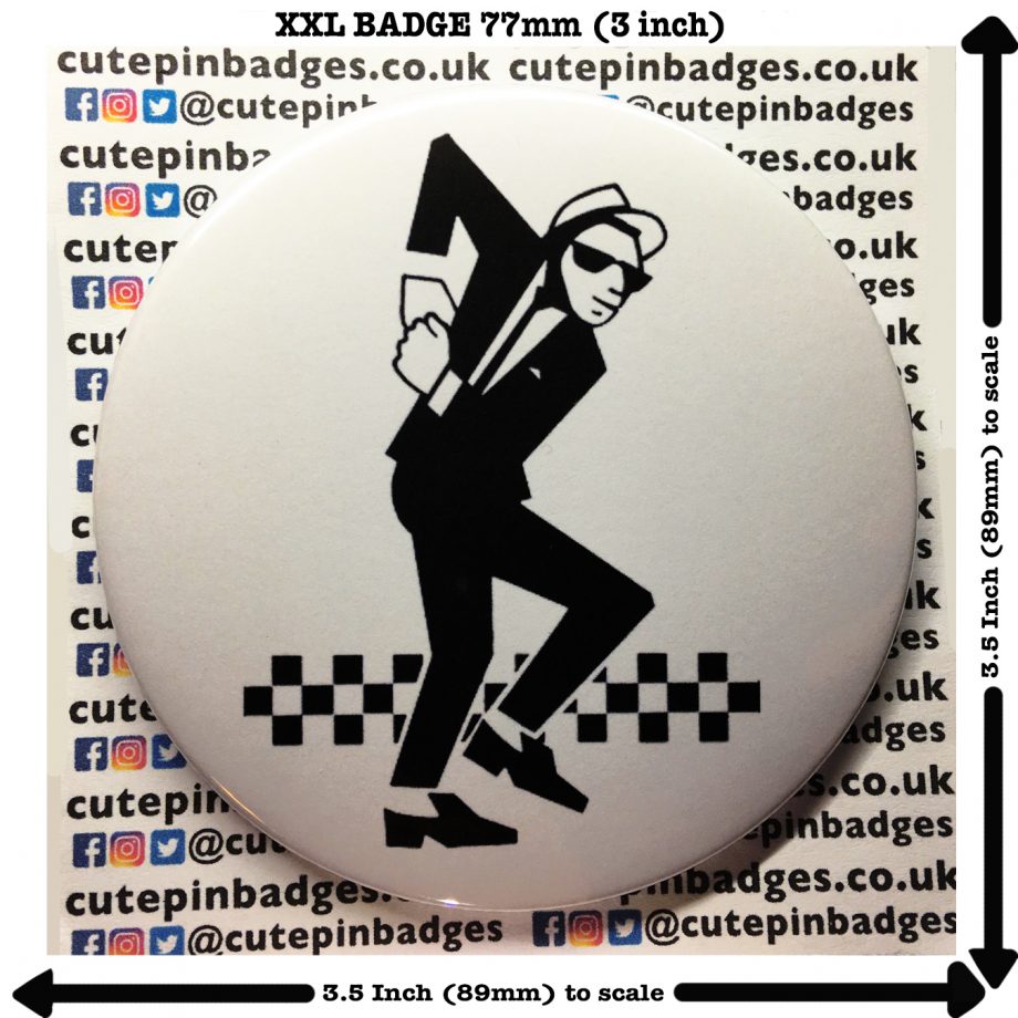 2Tone Dancer Pin Badge 77mm