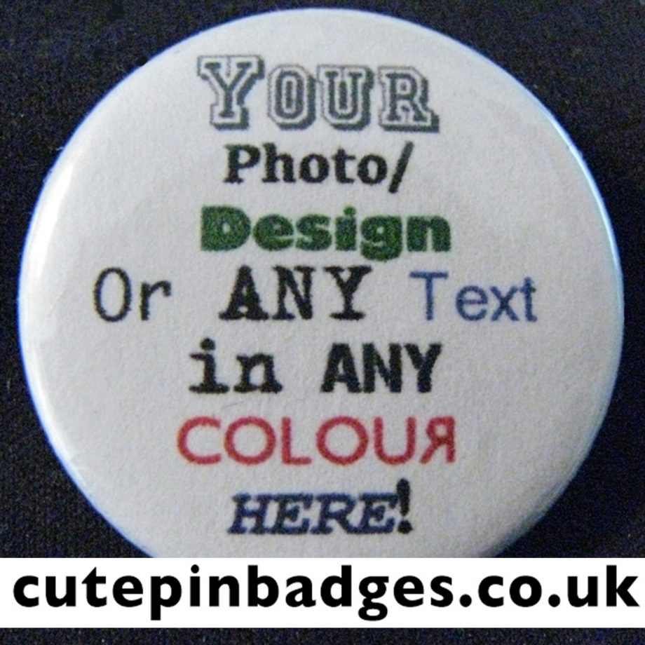 Personalised Pin Badges