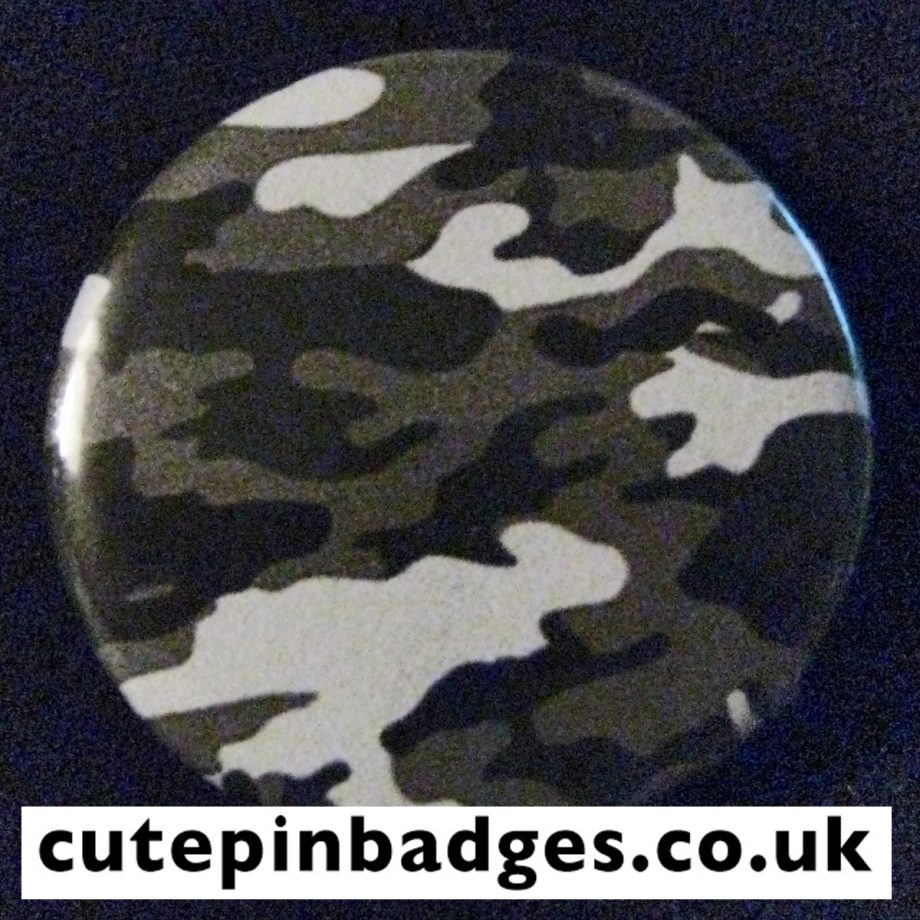 Ash Slate Camouflage Badge