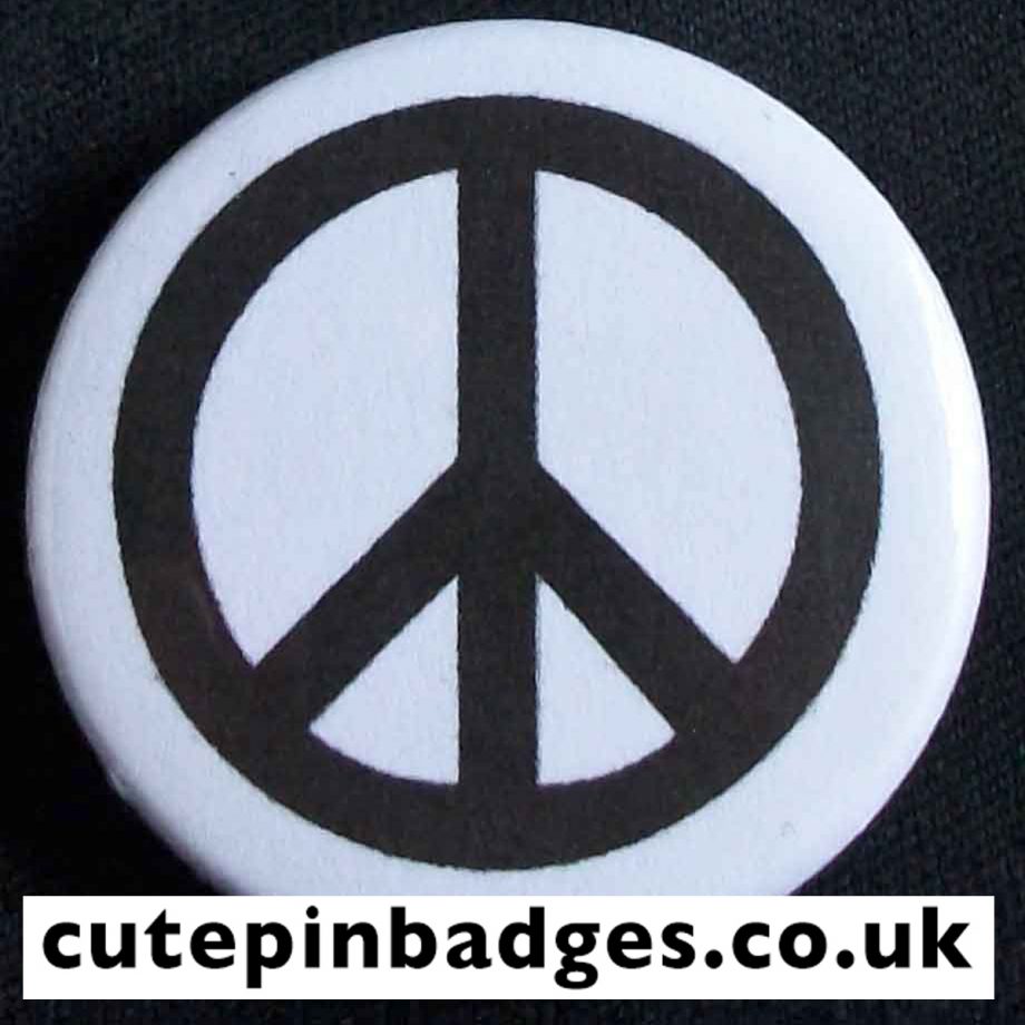 CND Hippy Badge