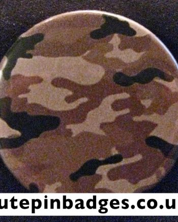 Coyote Seal Camouflage Pin Badge Button