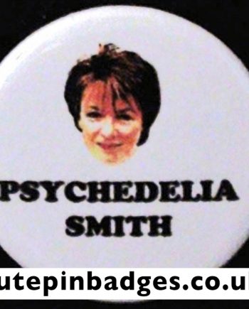 Psychedelia Smith Pin Badge Button