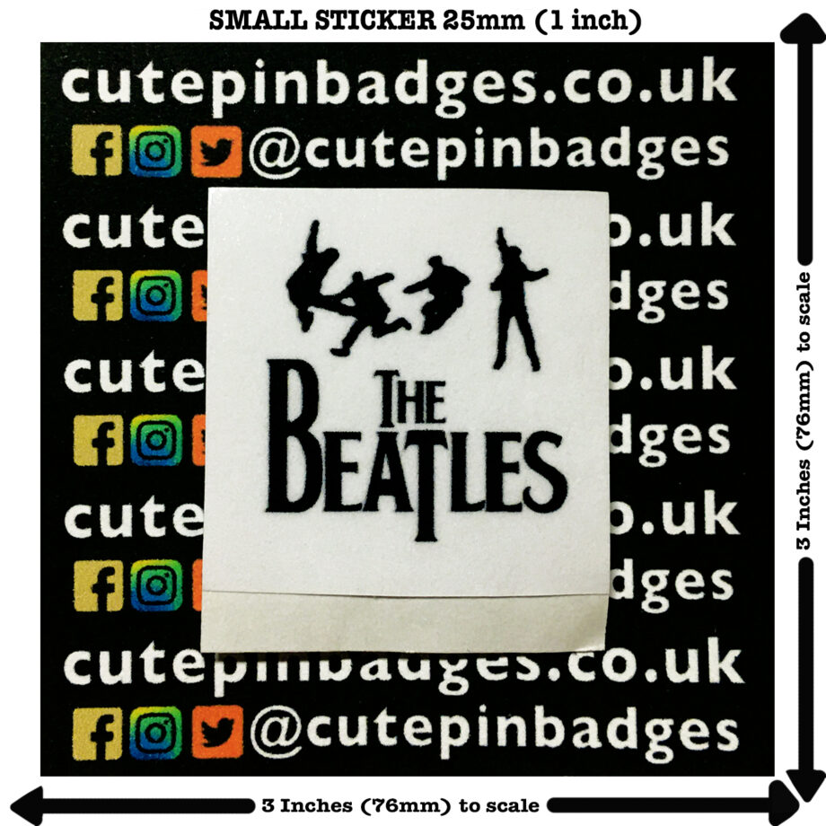 Beatles Silhouettes Sticker