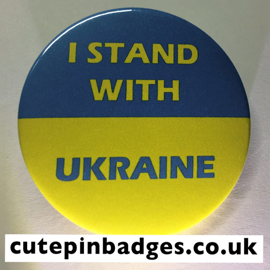 I Stand With Ukraine Badge